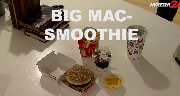 Läsk, Big Mac, Smoothie, Glass, Pommes, Dipp, Hamburgare, Life Hack, Test